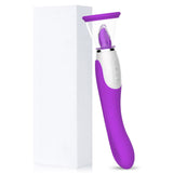 Lurevibe - Hard Rock Vibrierender Stab Weiblicher Masturbator Vibrierender AV-Perlen-Rotationsstab Automatische Heizung Saugender Zungenlecker Steckbares Gerät 