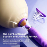 Lurevibe - Saugender, leckender, vibrierender Zungenvibrator für den Oralsex, Klitoris und G-Punkt 