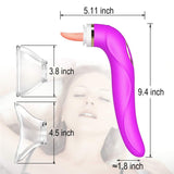 Lurevibe - Clitoral Sucking Licking Vibrator, G Spot Tongue Vibrator