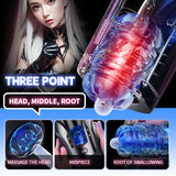 Thrusting Cannon King SE 5 Speeds 10 Telescopic Male Masturbation | Powered by Leten