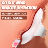 Tragbarer Vibrator mit Fernbedienung für die weibliche klitorale Masturbation