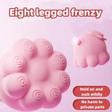 Niedlicher Oktopus-Saugvibrator mit wärmender Klitoris und vibrierendem Saugnapf