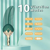 Peacock Feather - Clitoral Stimulator Body Massager Couple Sex Toy With 10 Modes Vibration
