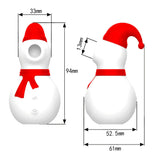 Christmas Snowman Vacuum Powerful Sucking Vibrator