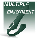 Thrusting Vibrators Dildo Automatic 10 Speed Telescopic Rotation 10 Speed Vibrating G-spot Clitoris Vagina Massage Sex Toy