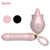 Lurevibe - New Rose Toy Warming G-spot Tongue Licking Vibrator